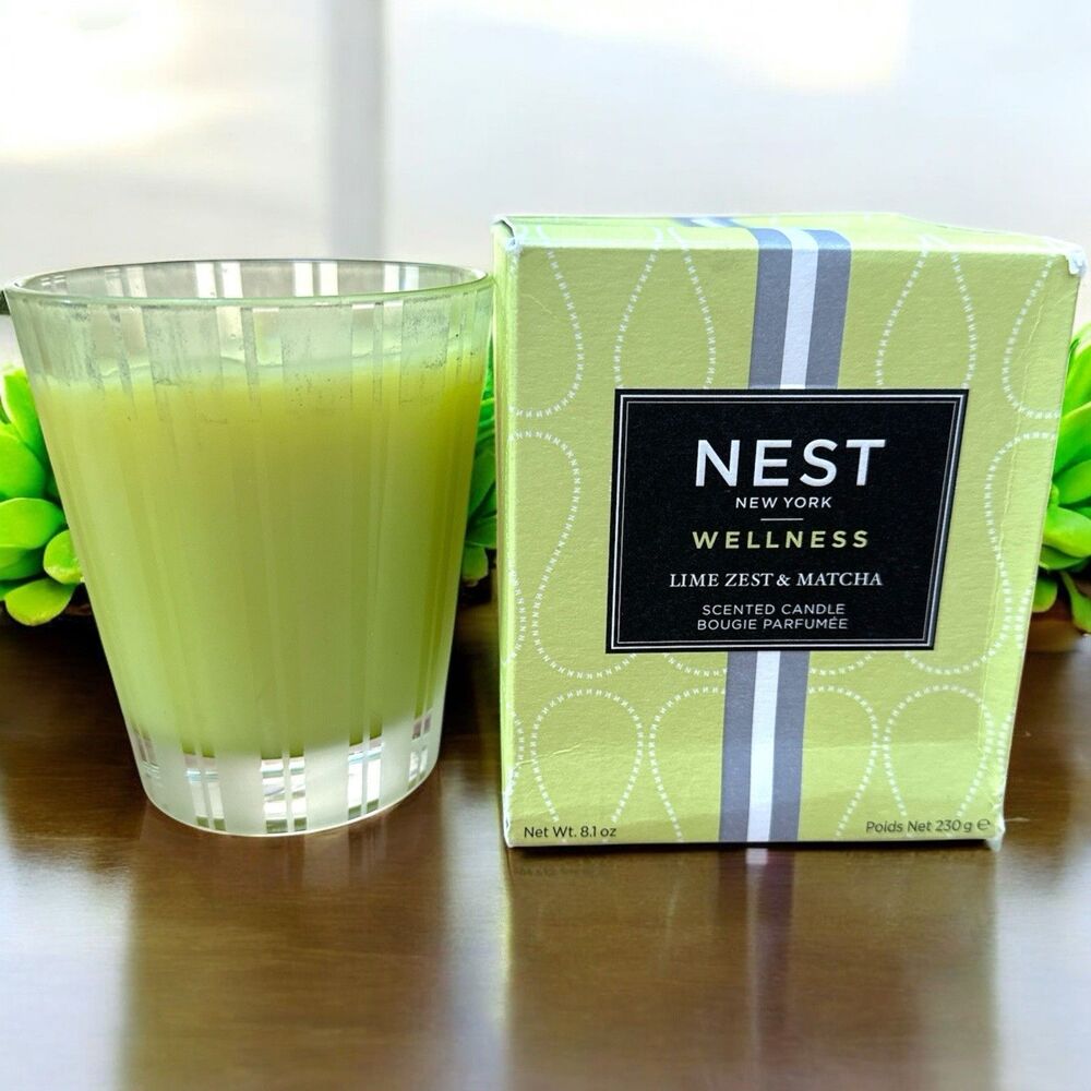 NEST Classic Candle Lime Zest & Matcha 8 oz/ 230g Brand New In Box